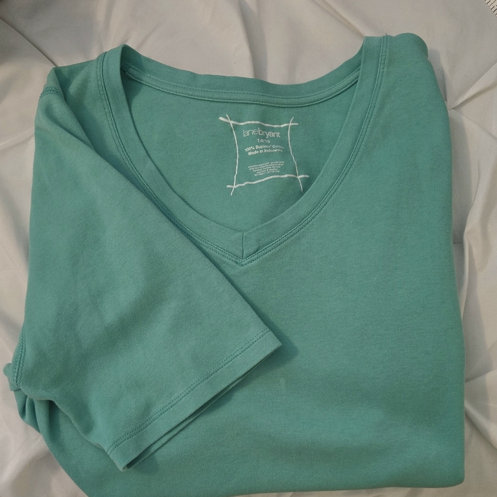 Lane Bryant V-neck T Shirt